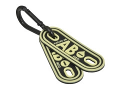 Battle Paramedic Rubber Velcro-On Patch, GitD/Red